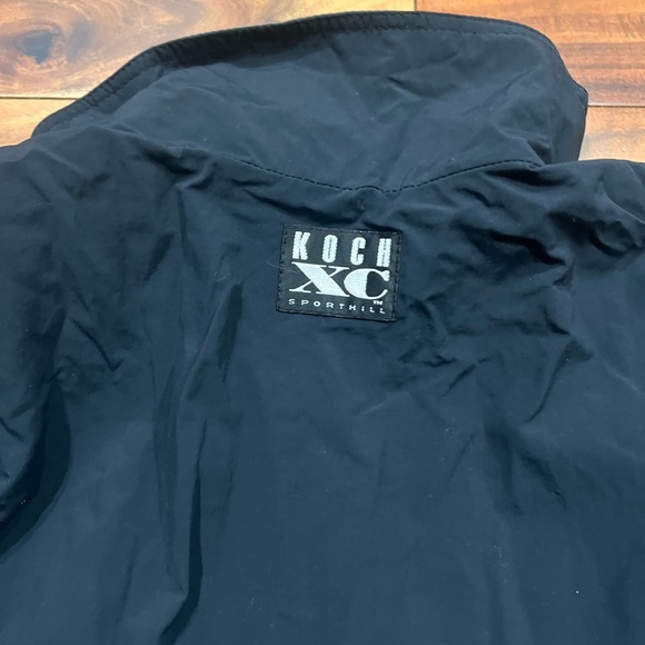 Men's Black and Blue Jacket VTG Sporthill Koch XC Running Skiing Cycling M - Picture 4 of 5